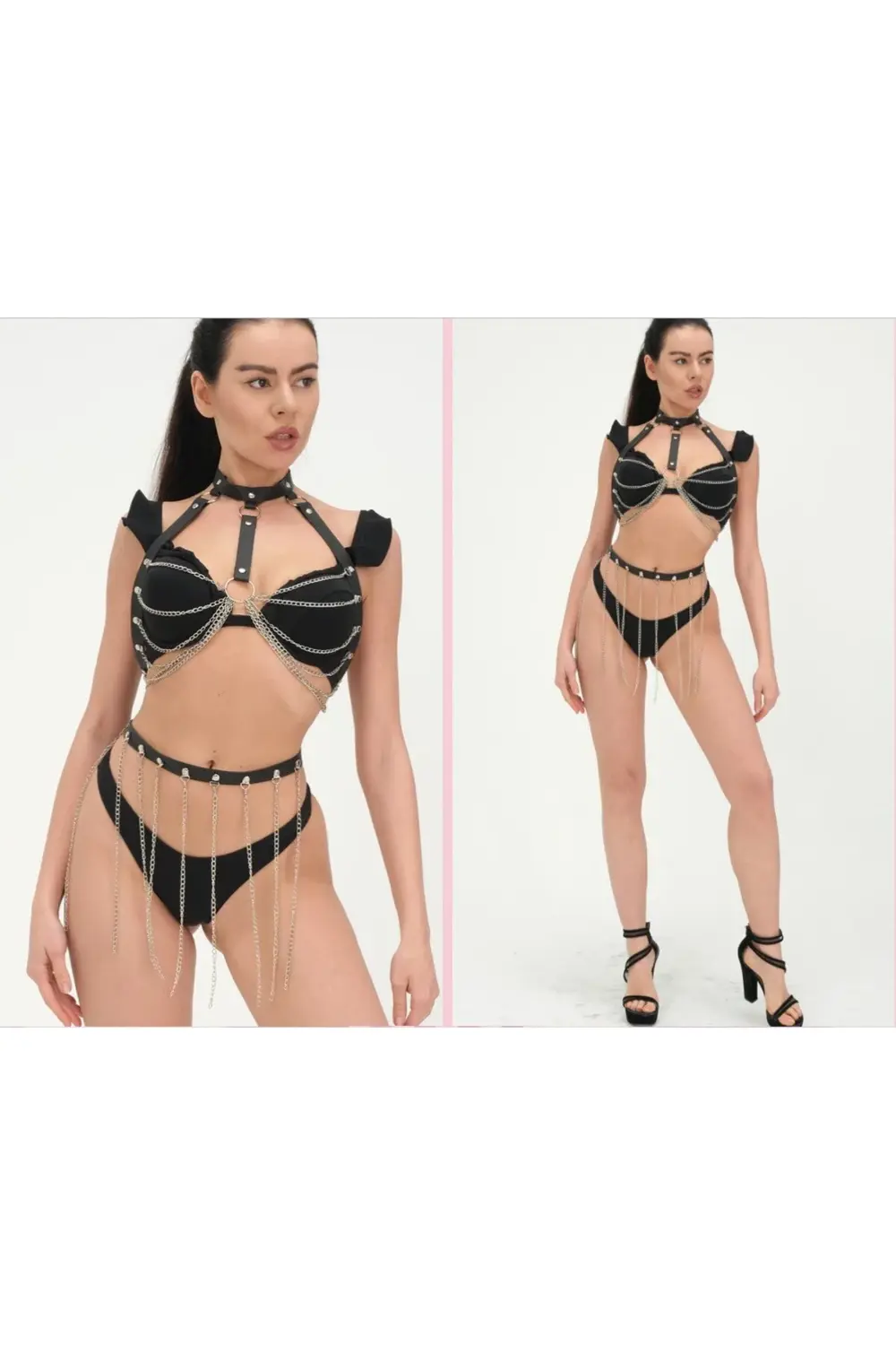 VONDA FANTEZİ DERİ &METAL SÜTYEN AKSESUAR