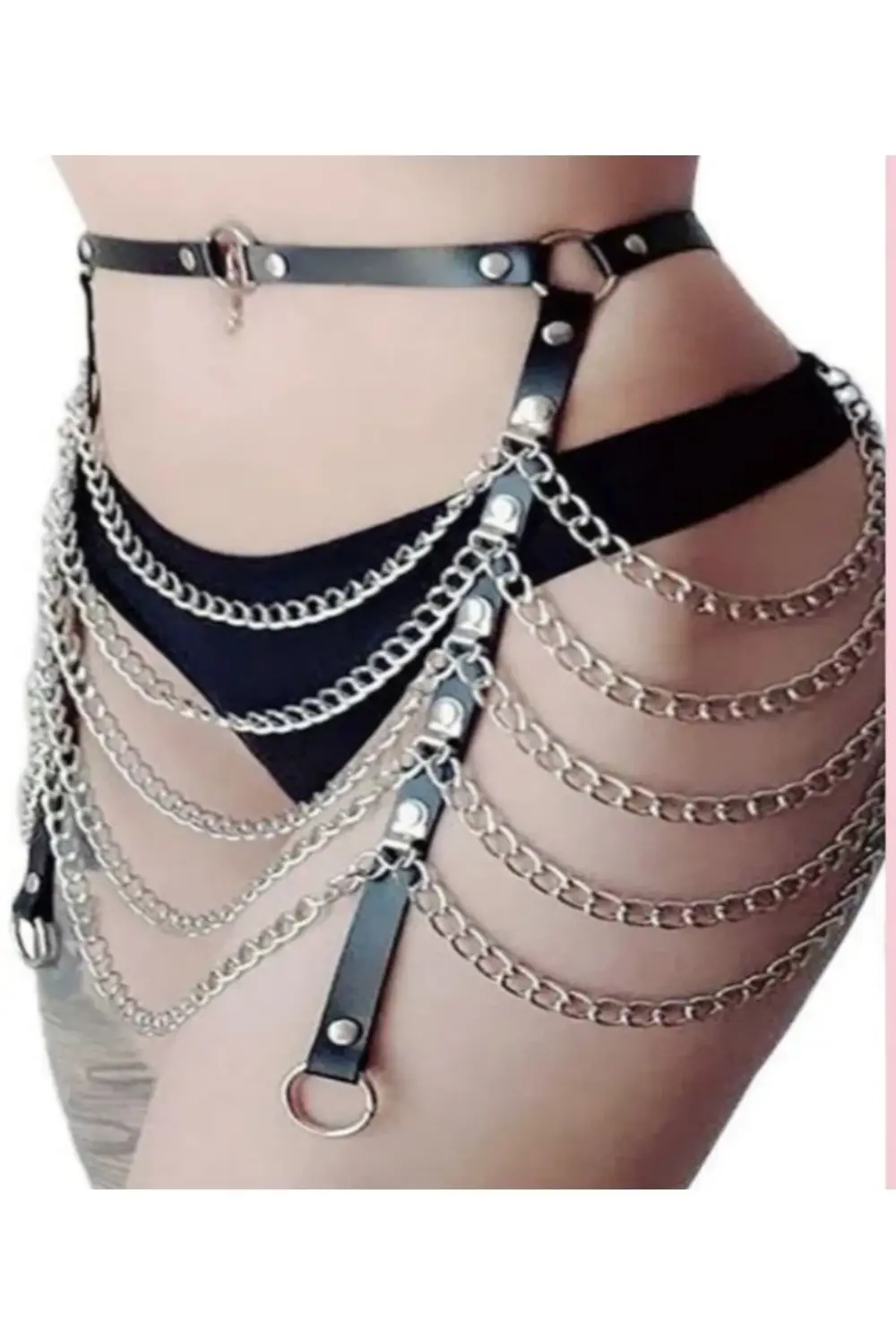 VONDA FANTEZİ DERİ &METAL SÜTYEN AKSESUAR