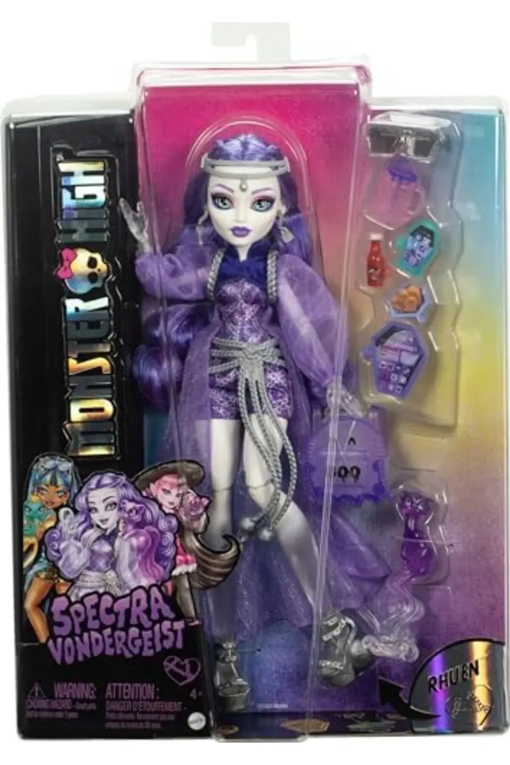 VONDERGEIST Bebek Evcil gelinciği Rhuen ve aksesuarlarıyla Vonder