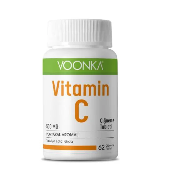 Voonka Vitamin C Çiğneme 60 Tablet Voonka Vitamin C Çiğneme 60 Tablet