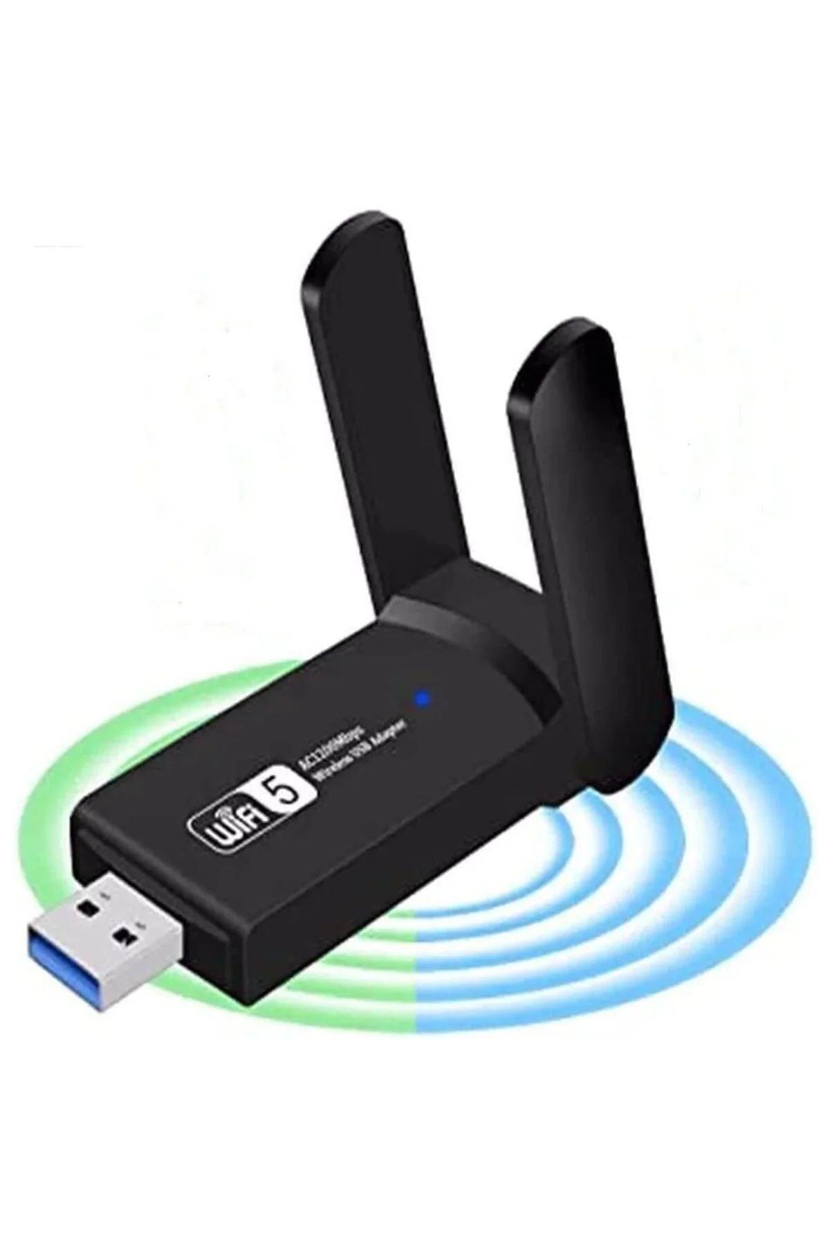 Vothoon Dual Band Usb 3.0 Adaptör Kablosuz Wifi Alıcı Ac1200 Mb