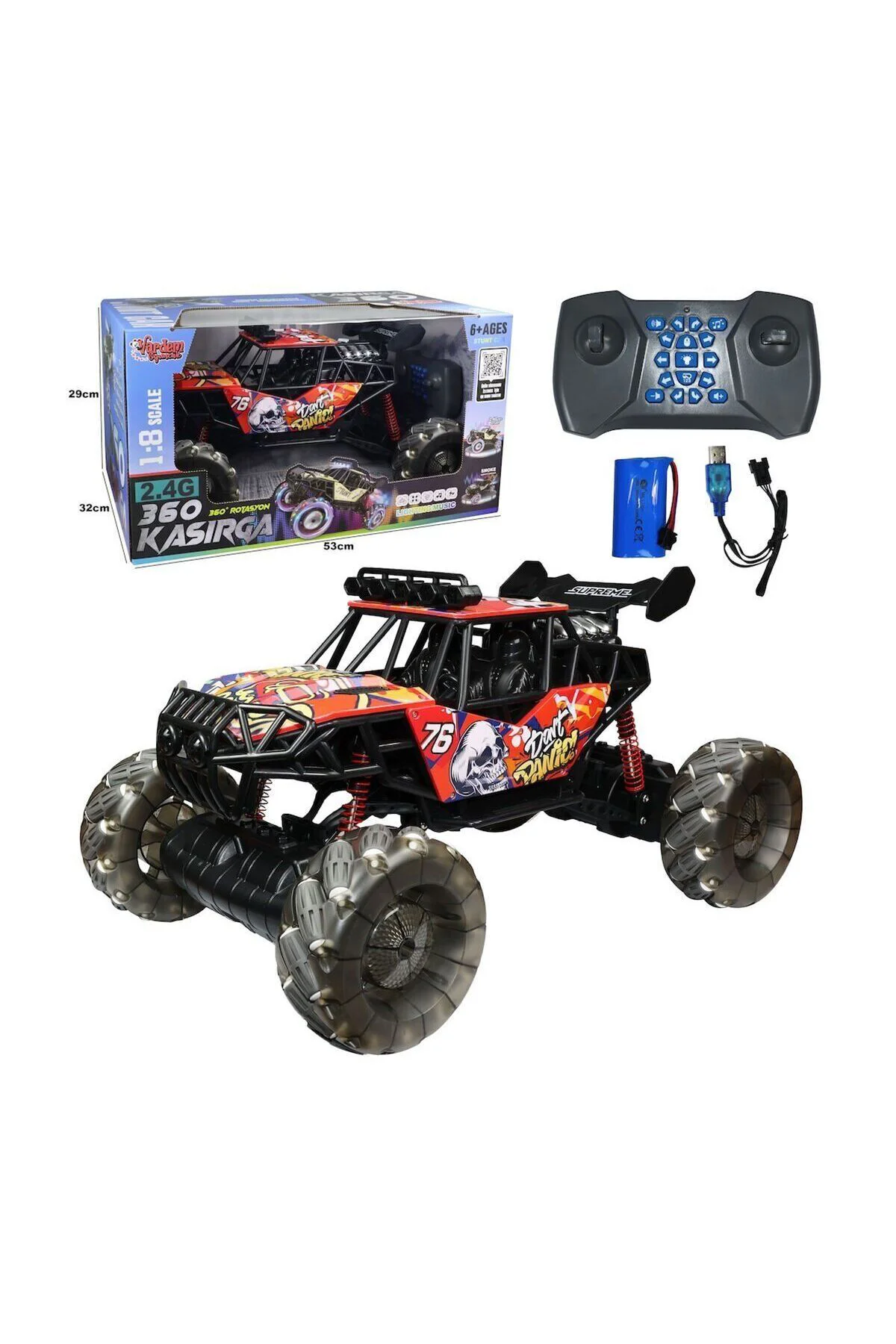 VRD 10696 UK FF 1 8 2 4G OFF ROAD ŞARJLI