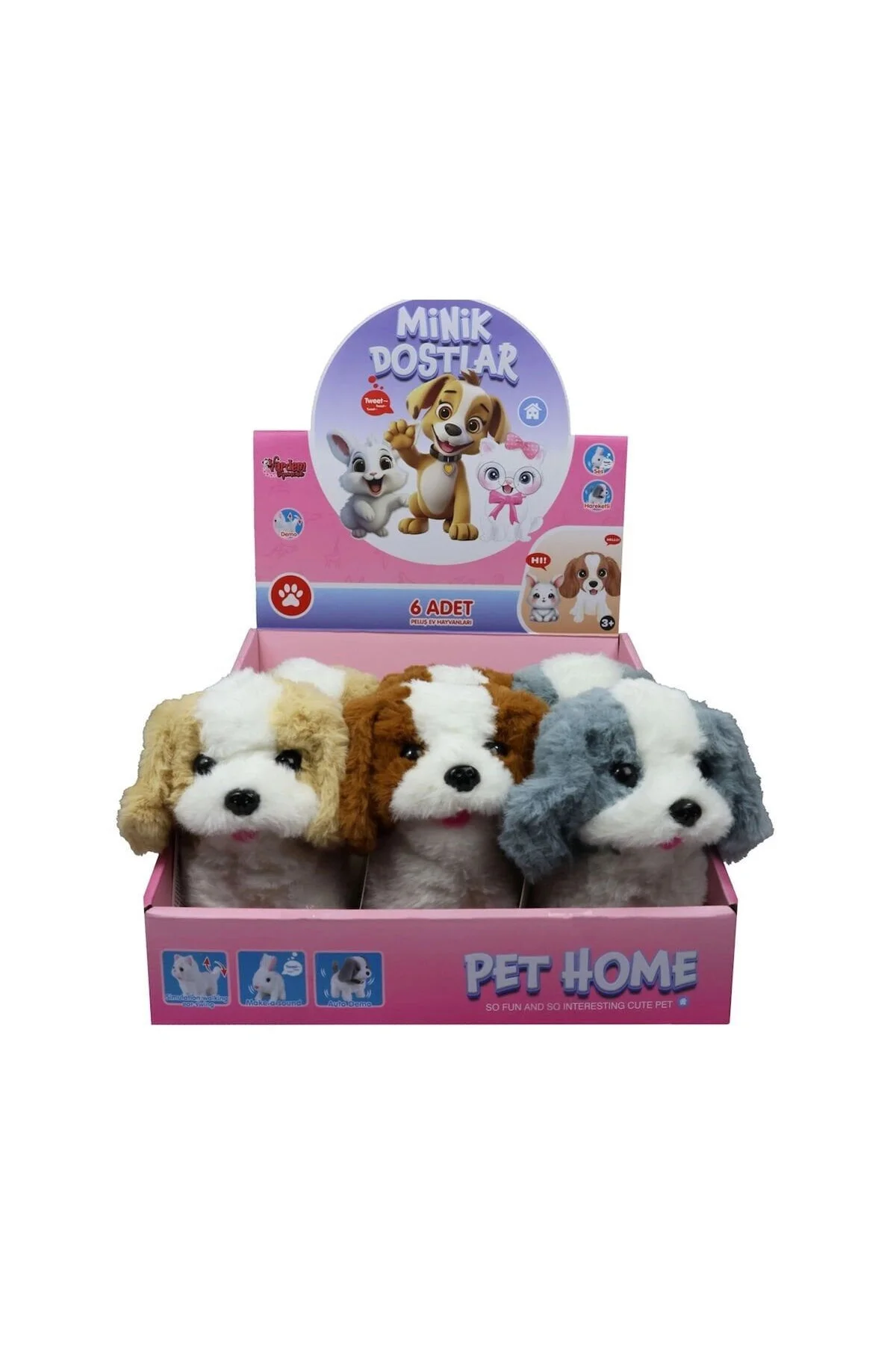 VRD10642 PELUŞ EVCİL KÖPEK (SESLİ VE(Belirtilen fiyat, tekli satış için adet fiyatıdır.) VRD10642 PELUŞ EVCİL KÖPEK (SESLİ VE(Belirtilen fiyat, tekli satış için adet fiyatıdır.) - Görsel 4