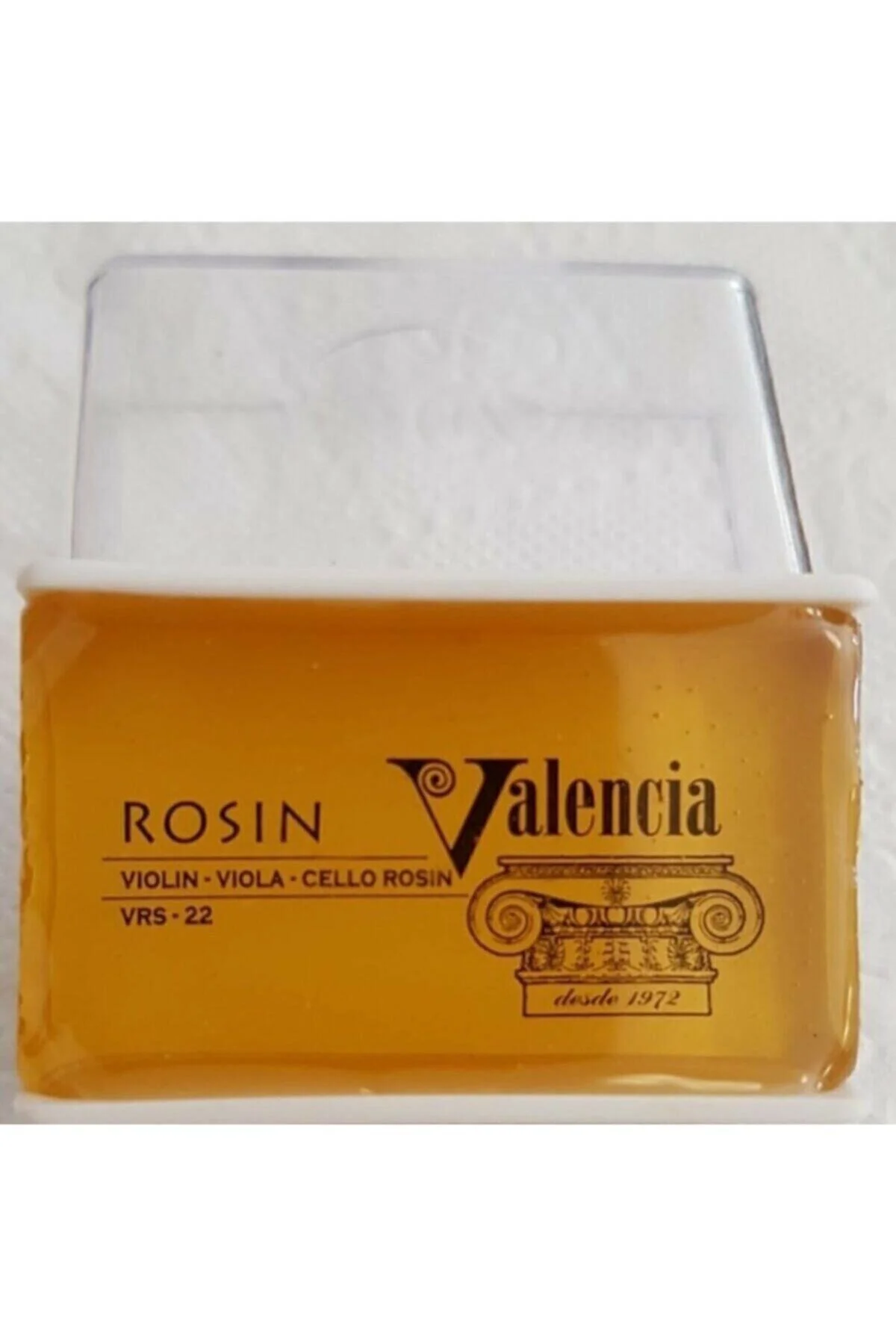 VRS22 REÇİNE ROSIN DİKDÖRTGEN KÜÇÜK VALENCIA, VRS22, Standart Reçine, Boy: 46 x 26 x 8 mm (