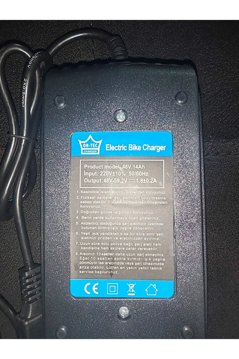 VSM  ŞARJ ALETİ CİHAZI 48V 14AH 4 AKÜLÜ TÜM MODELERE UYUM SAĞLAR