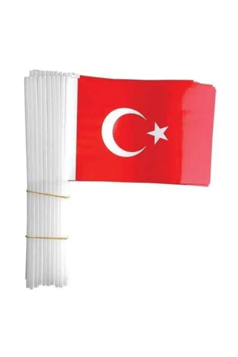 Vt803 50'li Battal Çıtalı Kağıt Türk Bayrağı