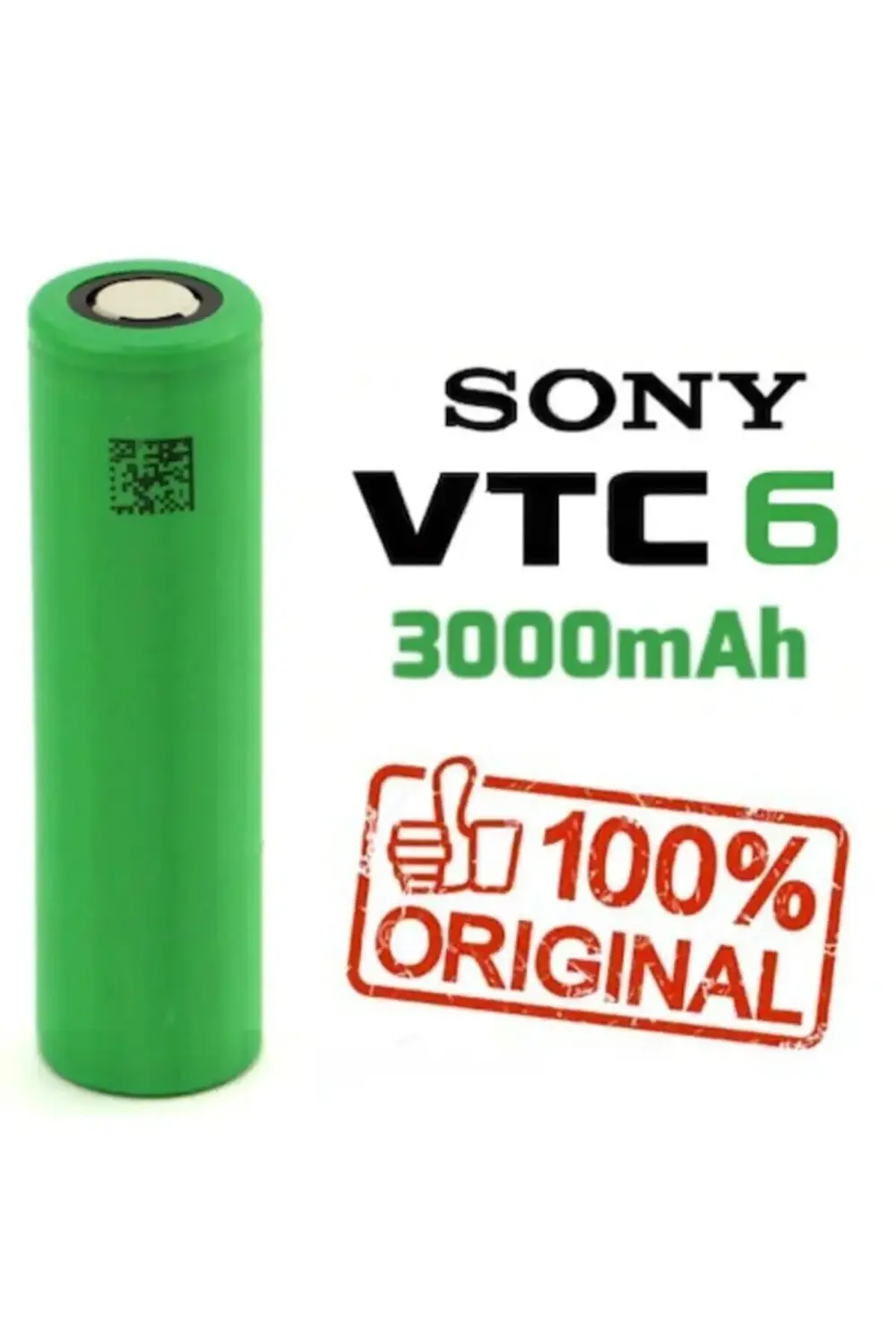 Vtc6 18650 3.7v 3000mah Li-ion Şarjlı Pil