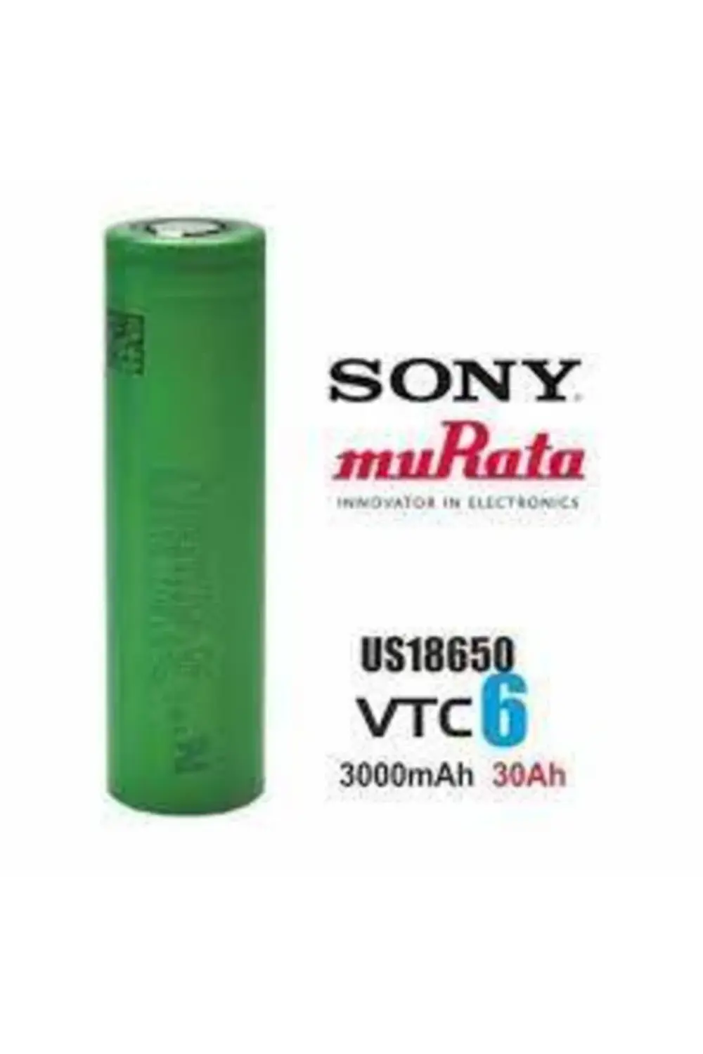 Vtc6 3.7 V.3000 Mah.li-ıon Şarjlı Pil