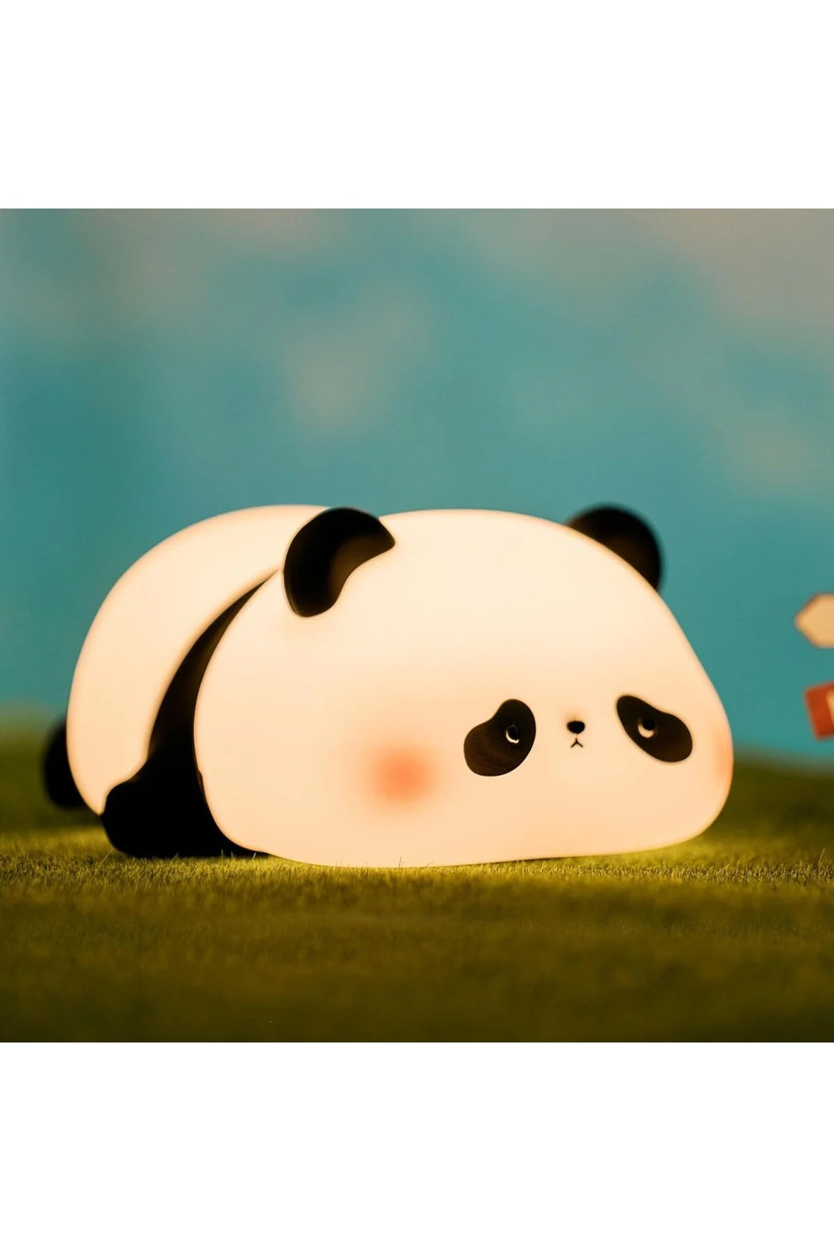 VTIGER Panda Gece Lambası, LED Yumuşacık Sevimli Lamba, Çocuklar 