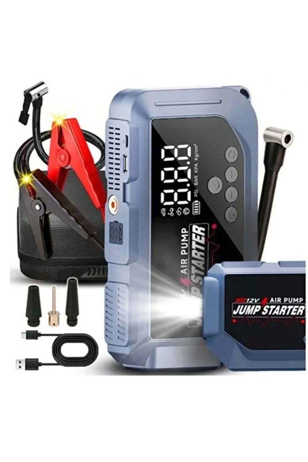 Vtn-605 Şarjlı 12.000 Mah Taşınabilir Çantalı Araç Akü Şarj Takvi Vtn-605 Şarjlı 12.000 Mah Taşınabilir Çantalı Araç Akü Şarj Takvi
