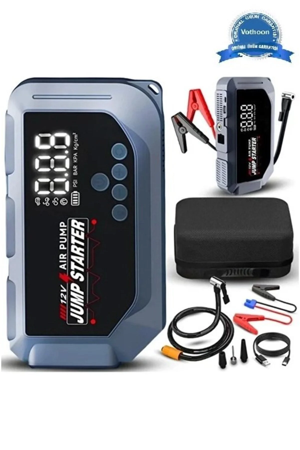 Vtn-605 Şarjlı 12.000 Mah Taşınabilir Çantalı Araç Akü Şarj Takvi Vtn-605 Şarjlı 12.000 Mah Taşınabilir Çantalı Araç Akü Şarj Takvi