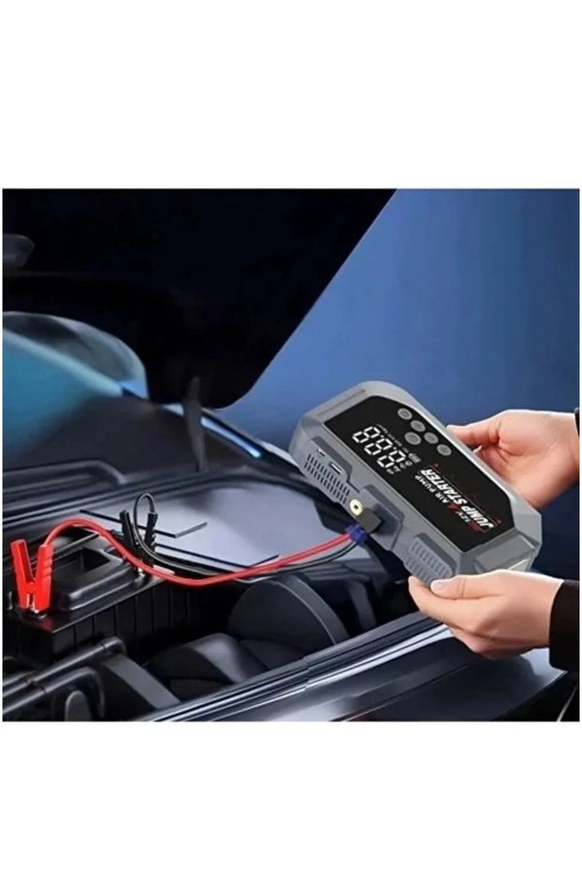 Vtn-605 Şarjlı 12.000 Mah Taşınabilir Çantalı Araç Akü Şarj Takvi
