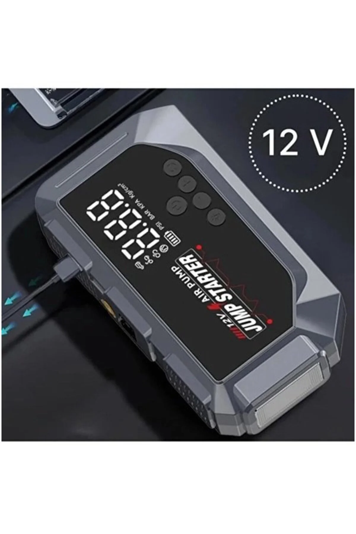 Vtn-605 Şarjlı 12.000 Mah Taşınabilir Çantalı Araç Akü Şarj Takvi Vtn-605 Şarjlı 12.000 Mah Taşınabilir Çantalı Araç Akü Şarj Takvi
