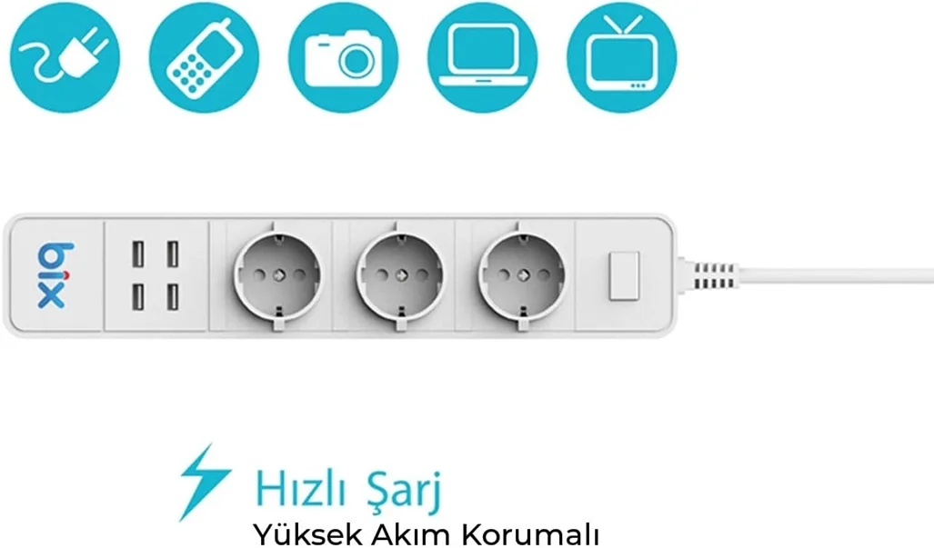 Vtn Bp-01 Wifi Yüksek Akım Korumalı Hızlı Şarj Özellikli Akıllı Priz Vtn Bp-01 Wifi Yüksek Akım Korumalı Hızlı Şarj Özellikli Akıllı Priz
