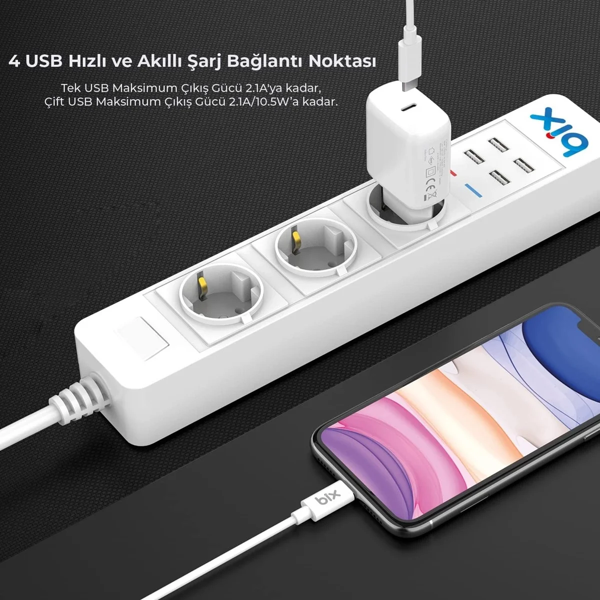Vtn Bp-01 Wifi Yüksek Akım Korumalı Hızlı Şarj Özellikli Akıllı Priz Vtn Bp-01 Wifi Yüksek Akım Korumalı Hızlı Şarj Özellikli Akıllı Priz