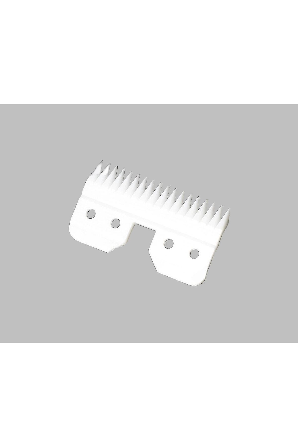 Vücut Beyaz Evcil Hayvan Tıraş Makinası Bıçağı Porselen 18 Diş Ka