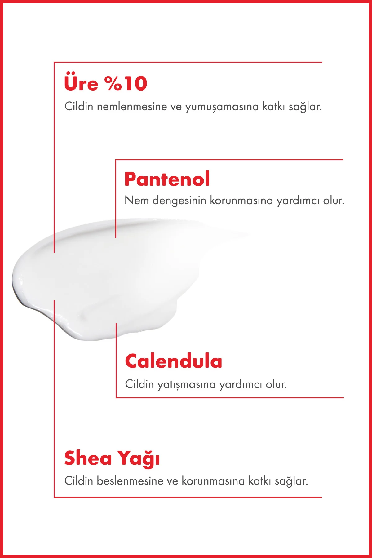 Vücut Kremi | %10 Urea (ÜRE) Yoğun Nemlendirici Vücut Kremi 400 m