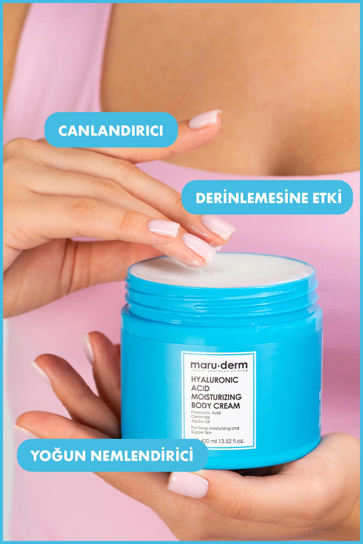 Vücut Kremi | Hyalüronik Asit Nemlendirici Vücut Kremi 400 ml