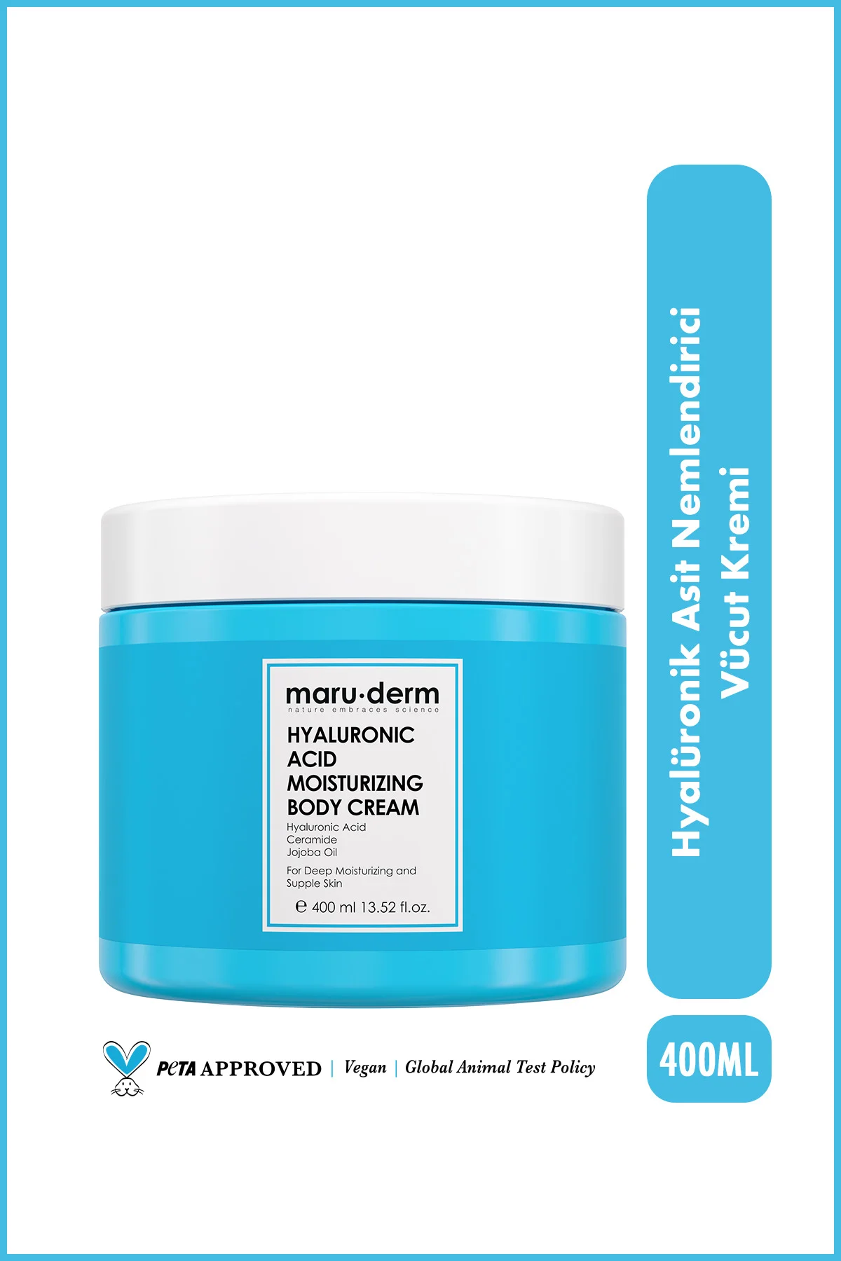 Vücut Kremi | Hyalüronik Asit Nemlendirici Vücut Kremi 400 ml