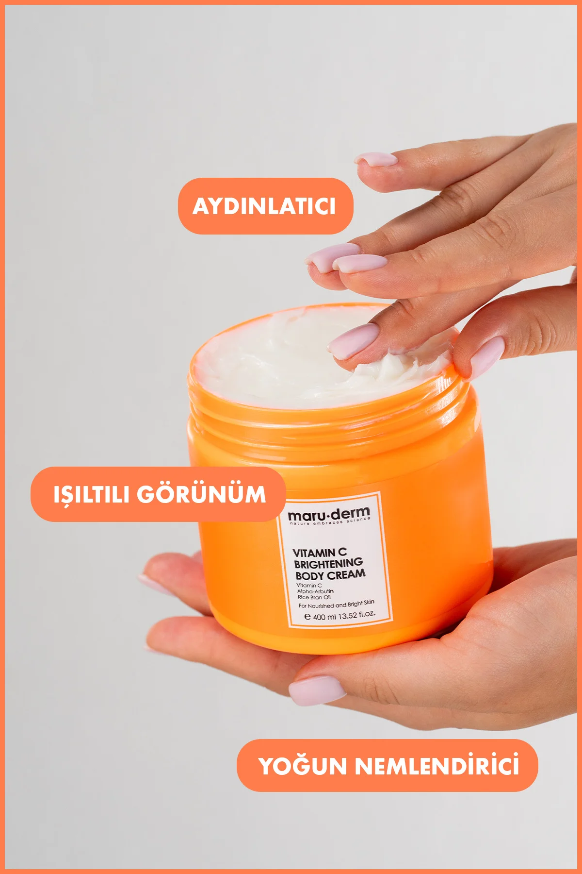 Vücut Kremi | Vitamin C Aydınlatıcı Vücut Kremi 400 ml