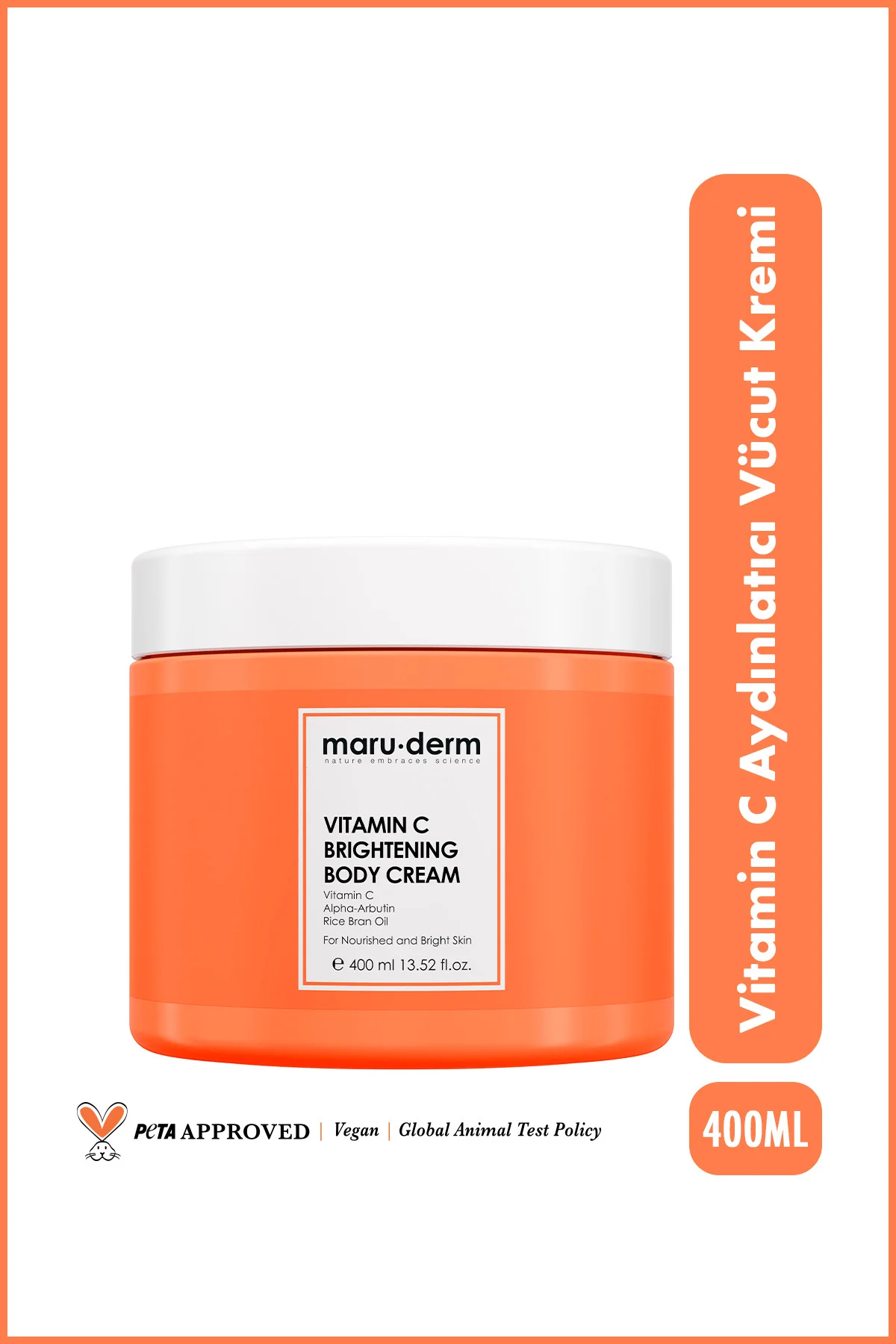 Vücut Kremi | Vitamin C Aydınlatıcı Vücut Kremi 400 ml