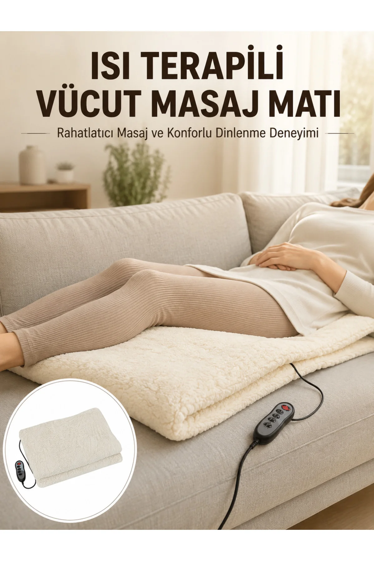 Vücut Masaj Matı Isı Terapili Ve Çok Bölgeli Masaj Yeni Nesil Vücut Masaj Matı Isı Terapili Ve Çok Bölgeli Masaj Yeni Nesil