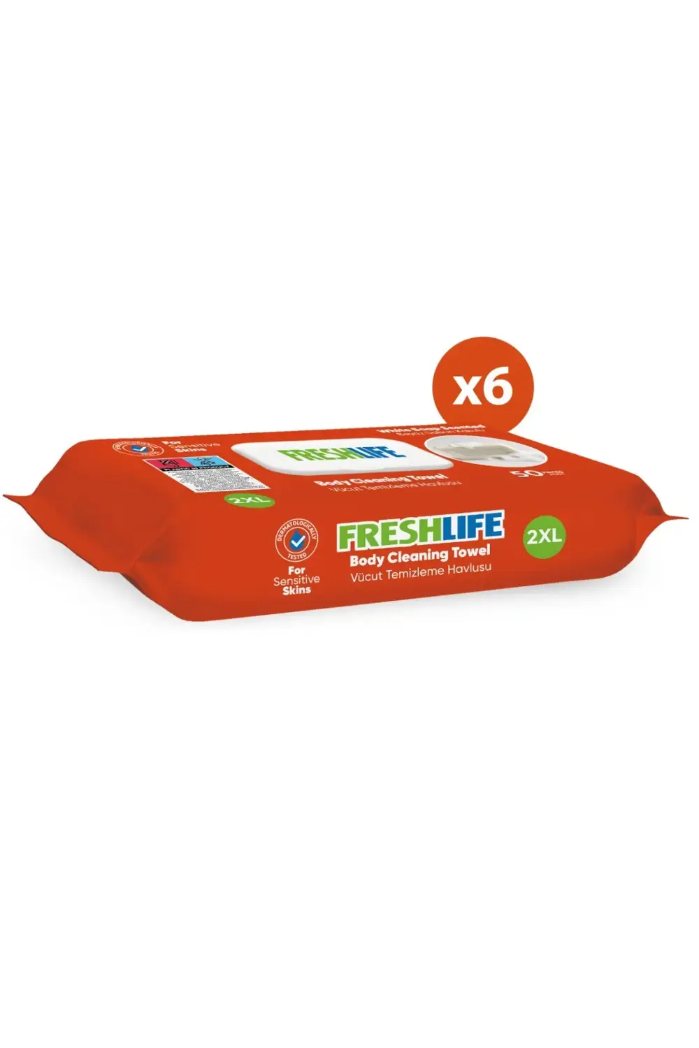 Vücut Temizleme Havlusu 6x50 (300 Yaprak)