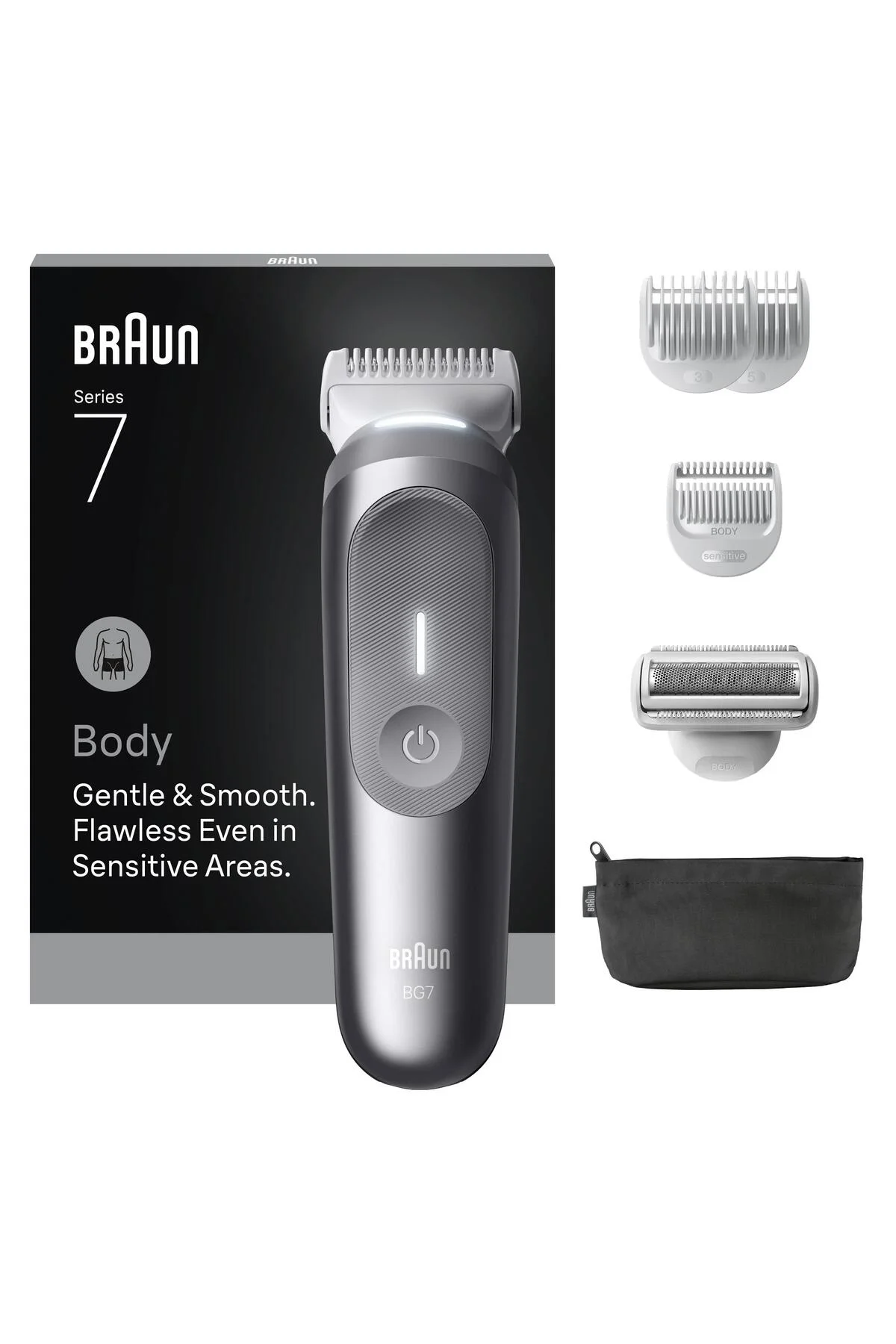 Vücut Tıraş Makinesi Series 7, +6 Aksesuar, Kompakt, SmartLight, BG7550