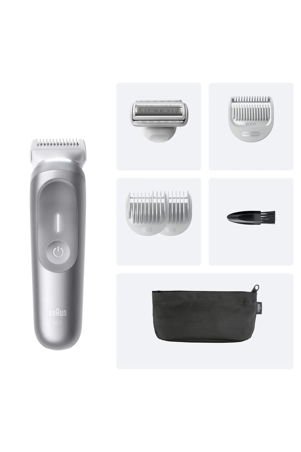 Vücut Tıraş Makinesi Series 7, +6 Aksesuar, Kompakt, SmartLight, BG7550