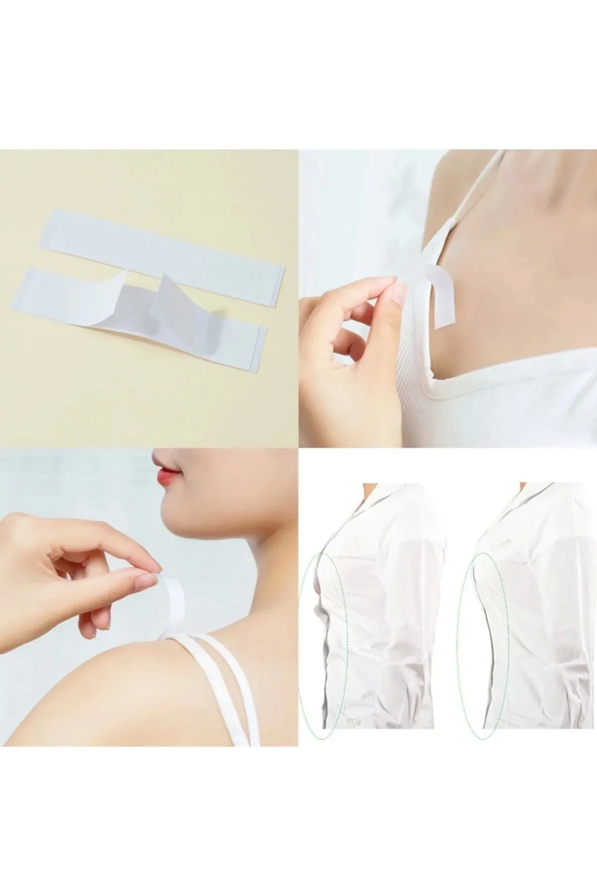 Vücut Ve Kıyafet Için Çift Taraflı Sabitleme Dekolte Abiye Gelinl