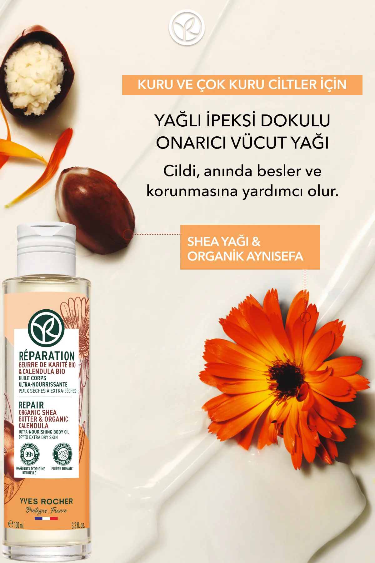 Vücut Yağı - Onarıcı ve Besleyici / Reparation-100 ml-7064