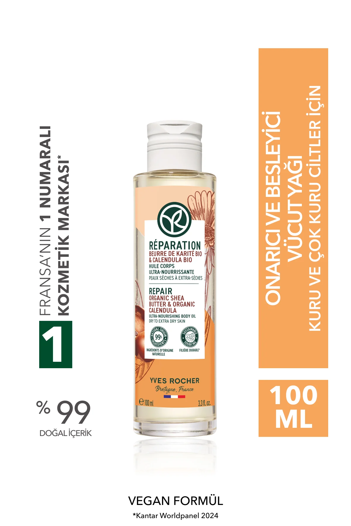 Vücut Yağı - Onarıcı ve Besleyici / Reparation-100 ml-7064