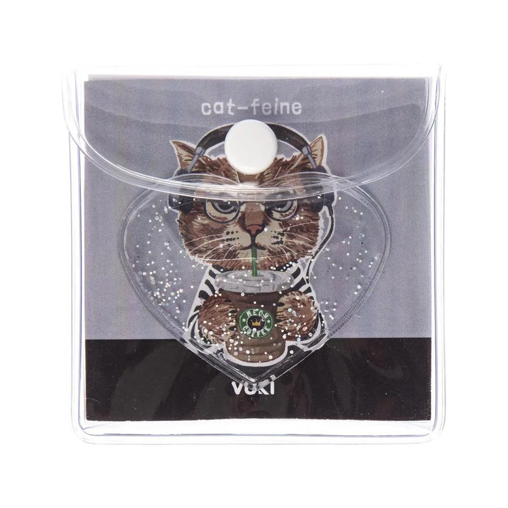 Vuki Küp Bloknot Simli Sulu 6,3x6,3 Cm Kedi-2 VK-0111-6