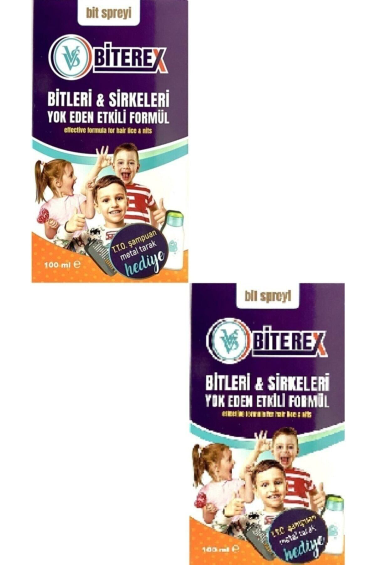Vvs Bit Spreyi 100 ml Tto Bit Şampuanı Çelik Tarak X2