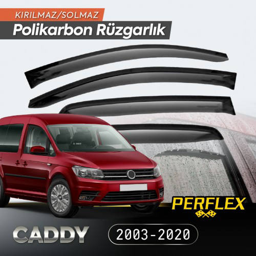 VW Caddy 2003-2020 Cam Rüzgarlığı V2 Mugen VW Caddy 2003-2020 Cam Rüzgarlığı V2 Mugen