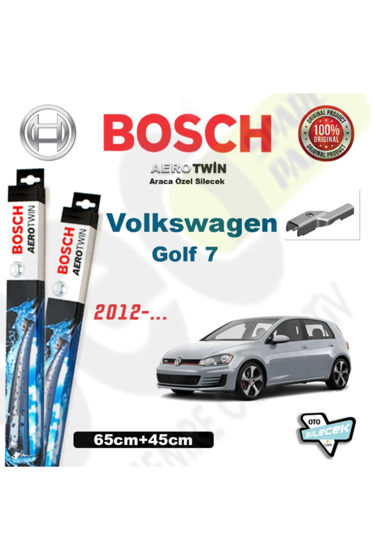 Vw Golf 7 Aerotwin Silecek Takımı 2012-..