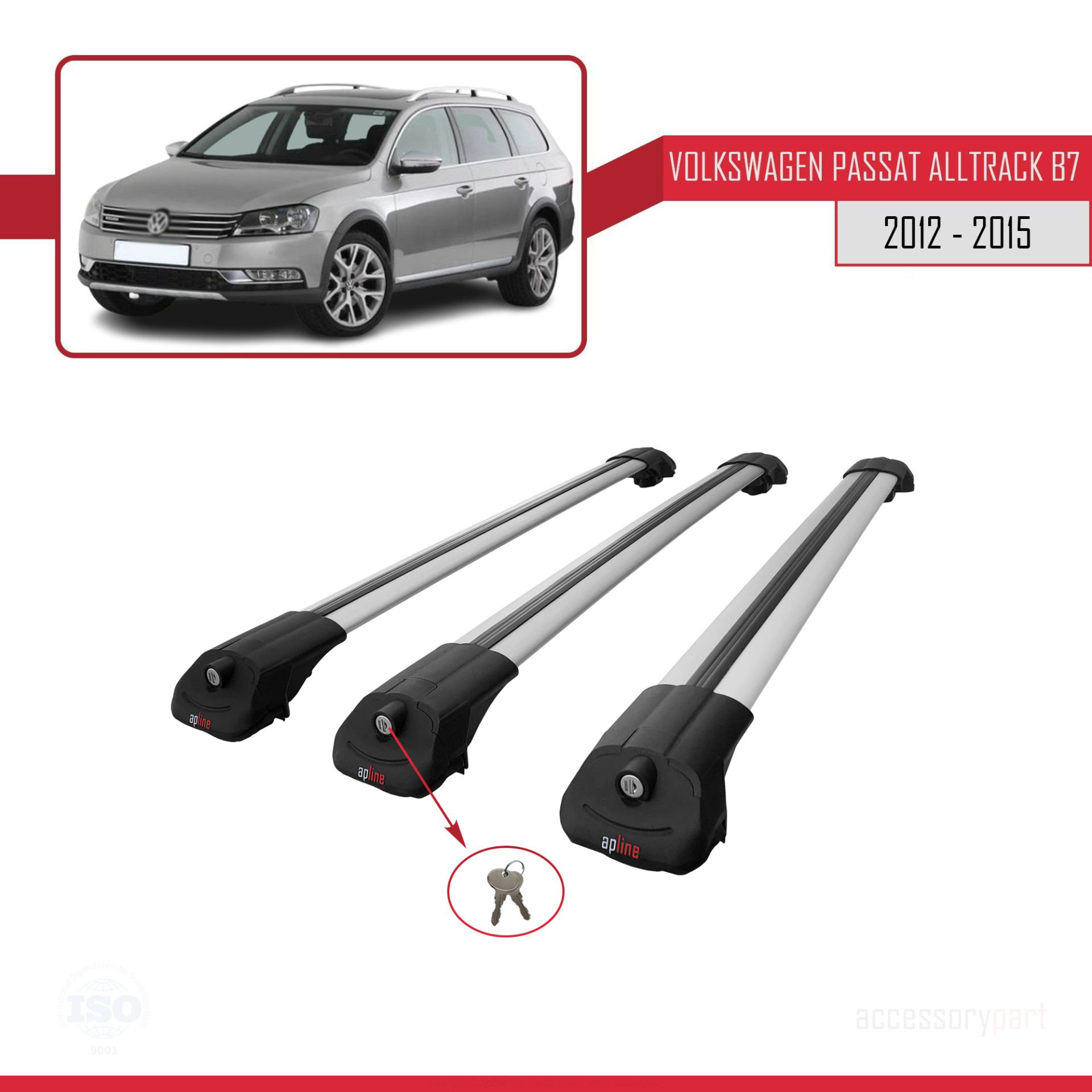 VW Passat Alltrack B7 2012-2015 Arası ile uyumlu ACE-1 Ara Atkı T