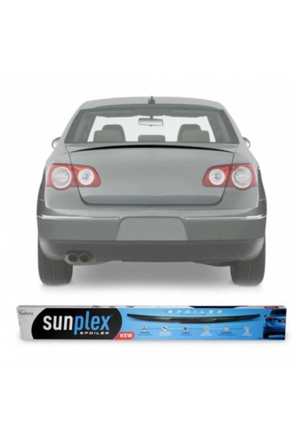Vw Passat B6 Spoiler Bagaj Üstü Sunplex Piano Black 2006-2010 Arası