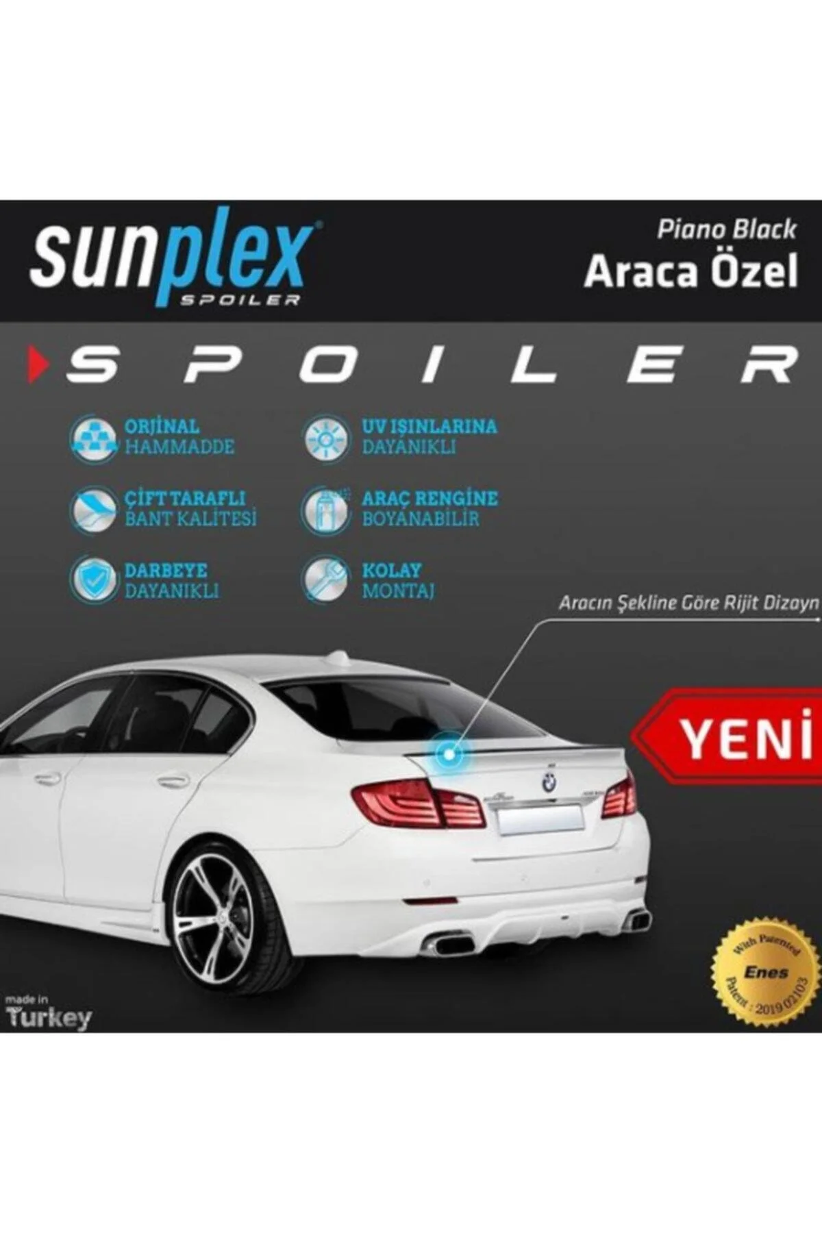 Vw Passat B8 2015-2021 Uyumlu Spoiler Piano Black Bagaj Çıtası Vw Passat B8 2015-2021 Uyumlu Spoiler Piano Black Bagaj Çıtası