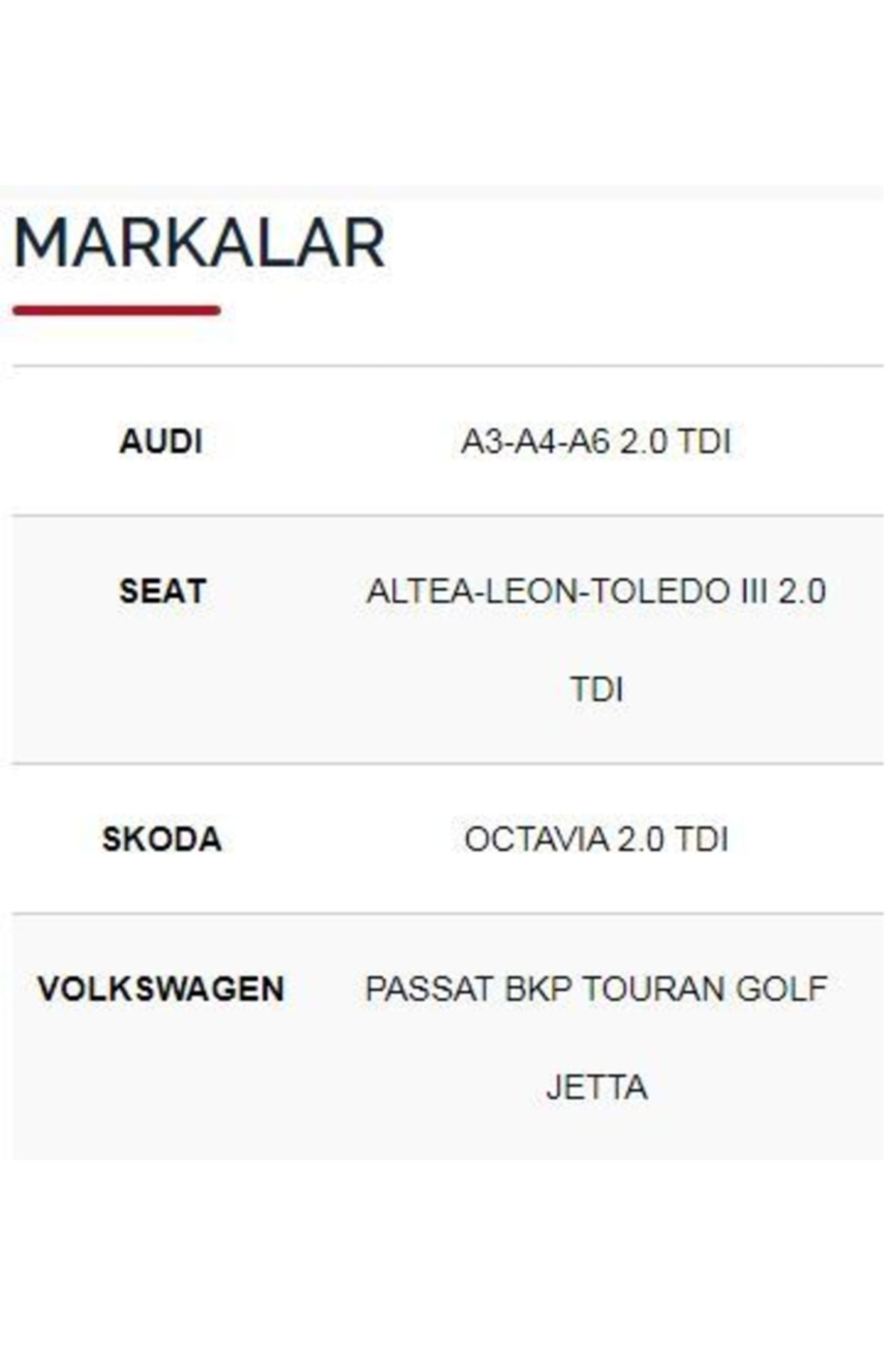 Svac Vw Passat Bkp Touran Golf Jetta İsitma Bujisi 4'Lü Takım
