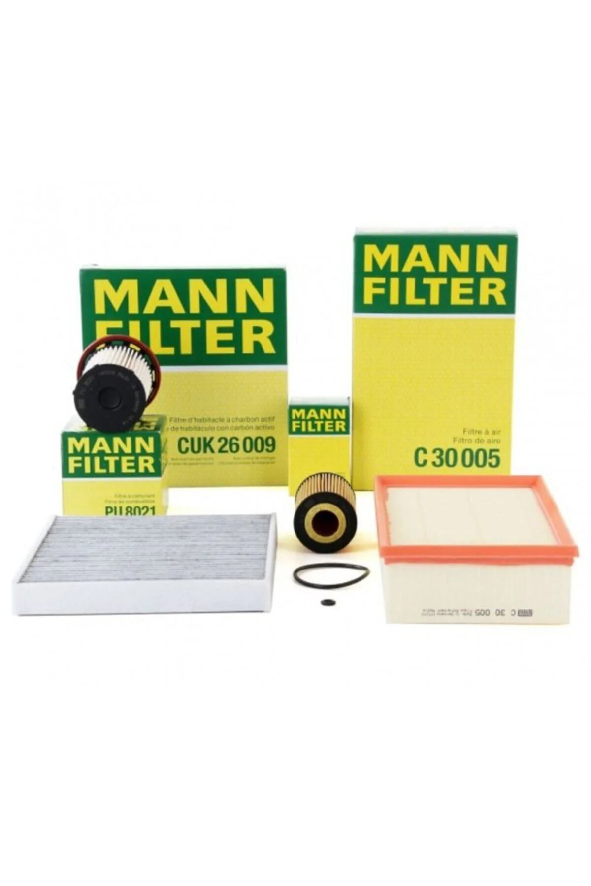 VW Polo 1.6 TDI Dizel MANN Filtre Bakım Seti 2010-2014 (HAVA+YAĞ+ VW Polo 1.6 TDI Dizel MANN Filtre Bakım Seti 2010-2014 (HAVA+YAĞ+