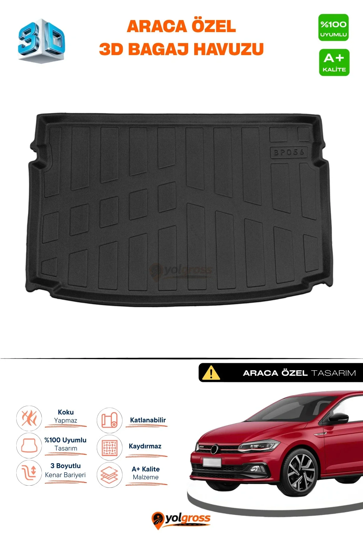 VW Polo 3D Pro Bagaj Havuzu Üst Bagaj 2021 Üzeri A+ Kalite VW Polo 3D Pro Bagaj Havuzu Üst Bagaj 2021 Üzeri A+ Kalite