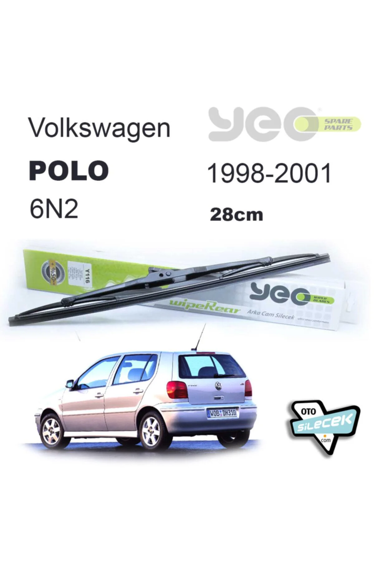 Vw Polo 6n2 Arka Silecek 1998 2001 Wiperear