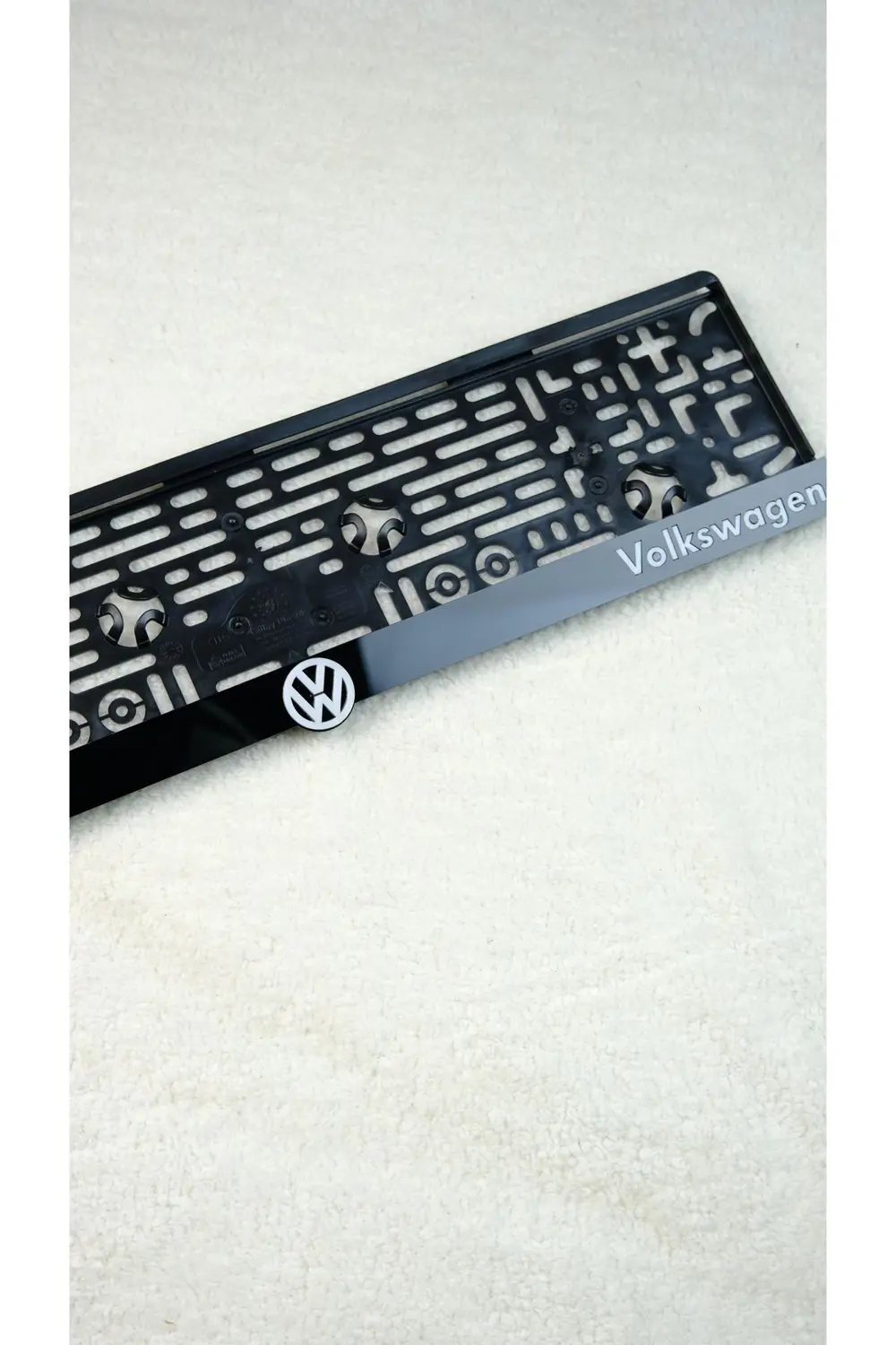 VW UYUMLU 3D LAZER KESİM PLEKSİ PLAKALIK (2 ADET)