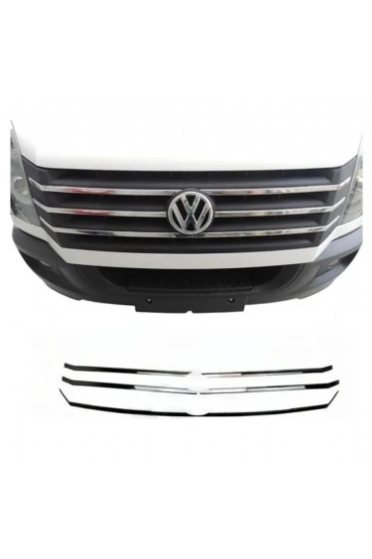 VW VOLKSWAGEN CRAFTER UYUMLU ÖN PANJUR 6 PARÇA 2012-2017 PASLANMAZ KROM
