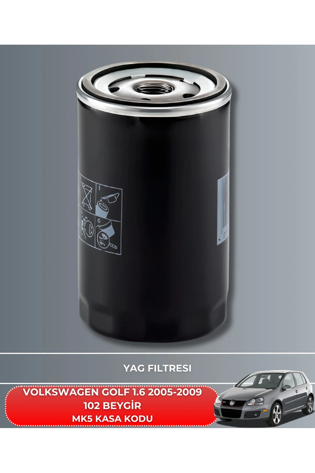 VW VOLKSWAGEN GOLF 1.6 2005-2006-2007-2008-2009 102 BEYGİR HAVA Y