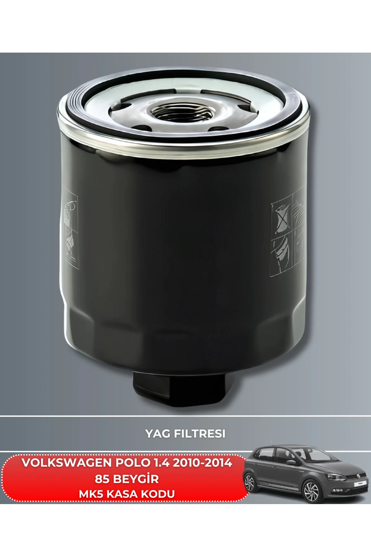 VW VOLKSWAGEN POLO 1.4 2010-2011-2012-2013-2014 85 BEYGİR HAVA YA