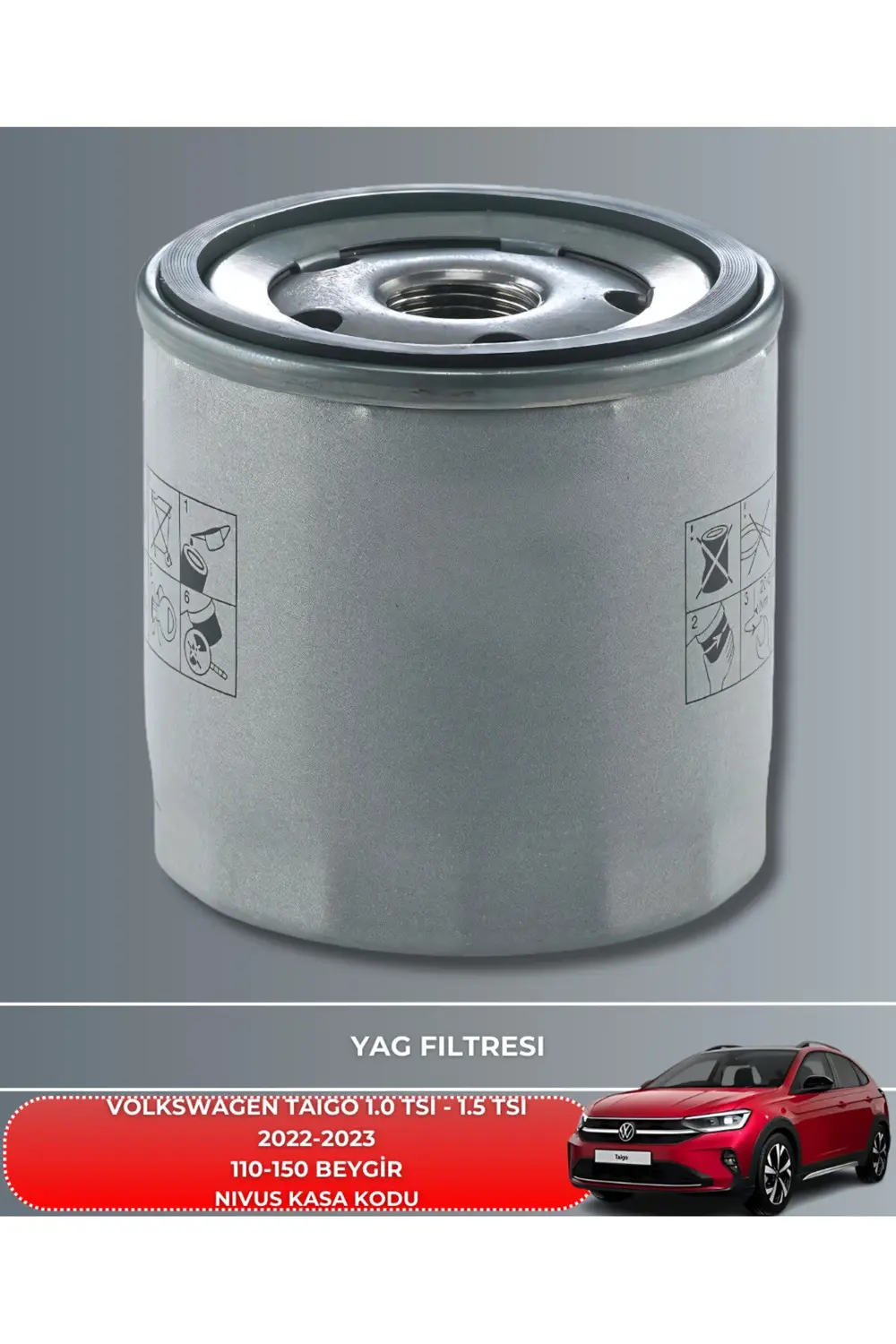 VW VOLKSWAGEN TAIGO 1.0 TSI - 1.5 TSI 2022-2023 150 BEYGİR HAVA Y