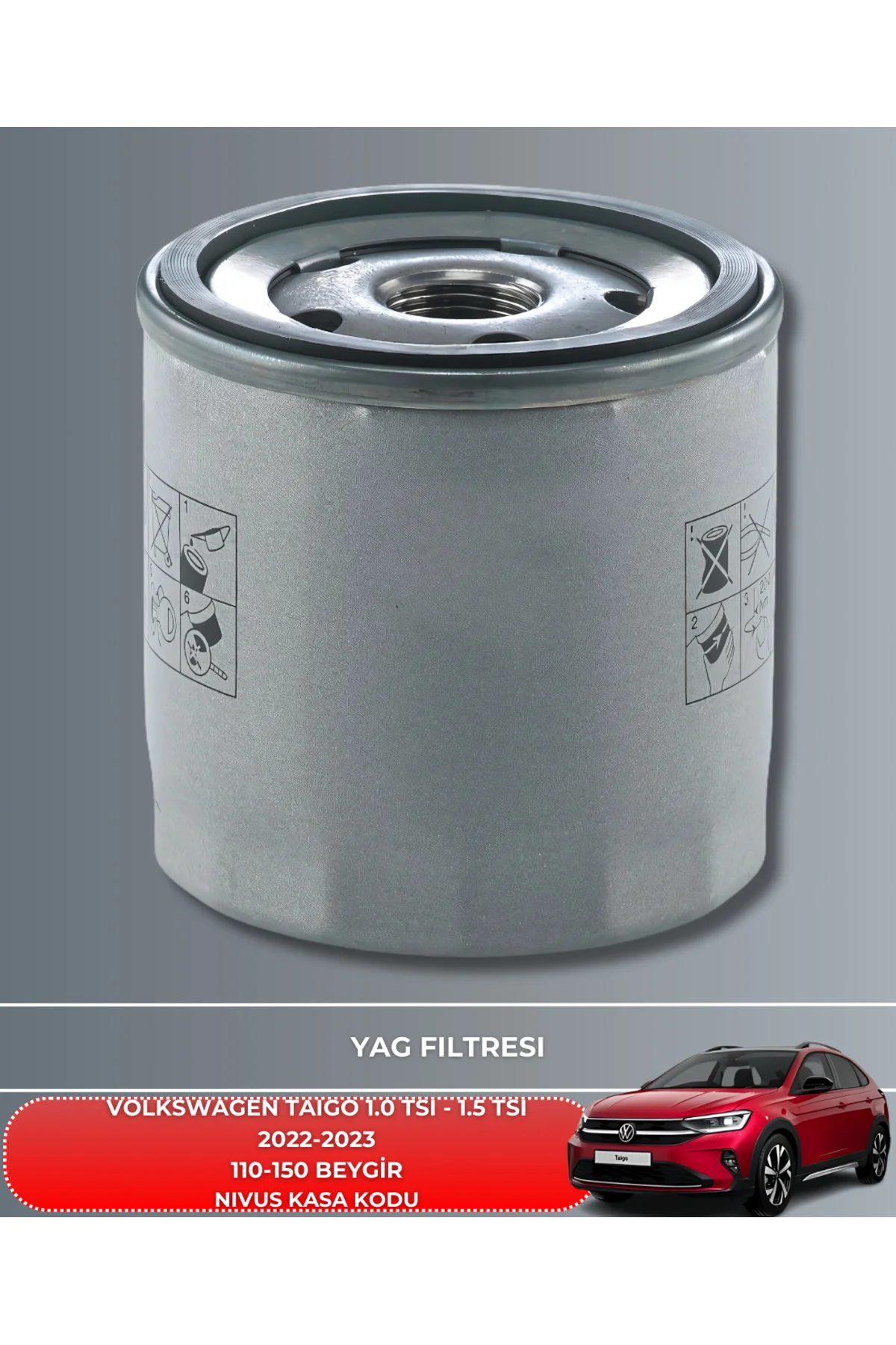VW VOLKSWAGEN TAIGO 1.0 TSI - 1.5 TSI 2022-2023 150 BEYGİR HAVA Y