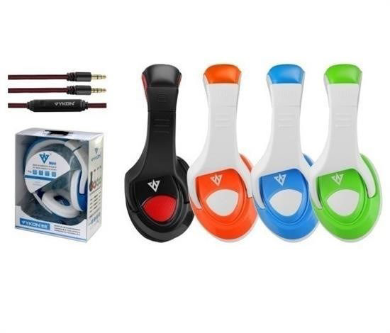 Vykon MQ4440mm Sürücülü Mikrofonlu Bilgisayar Kulaklığı Jak Giriş Vykon MQ4440mm Sürücülü Mikrofonlu Bilgisayar Kulaklığı Jak Giriş